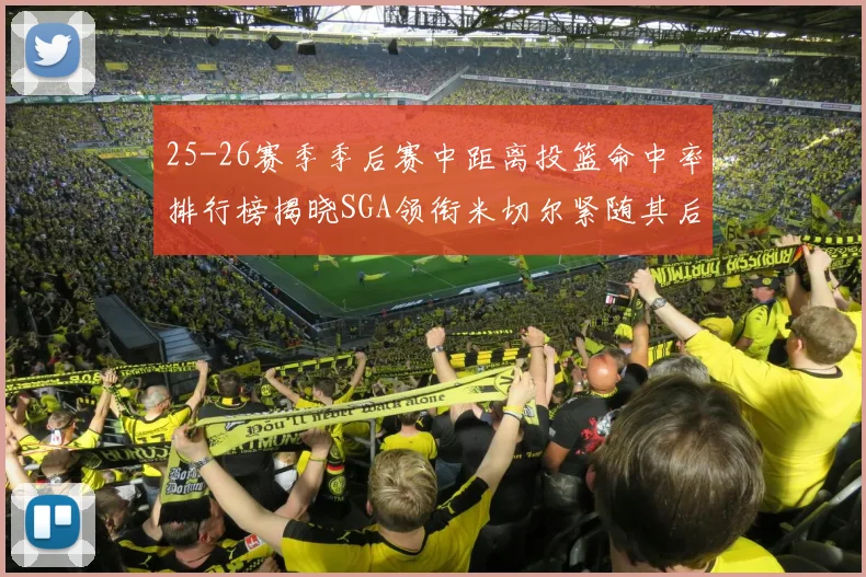 25-26赛季季后赛中距离投篮命中率排行榜揭晓SGA领衔米切尔紧随其后哈登位列第五