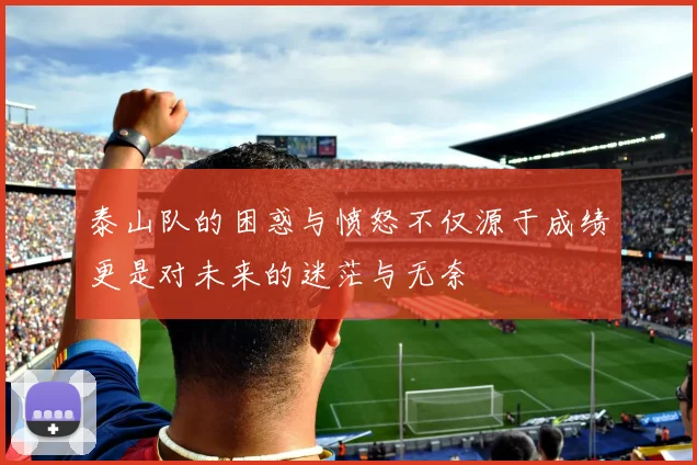 泰山队的困惑与愤怒不仅源于成绩更是对未来的迷茫与无奈